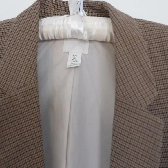 H&M Oversized Check Blazer – Size Small - Picture 4 of 4